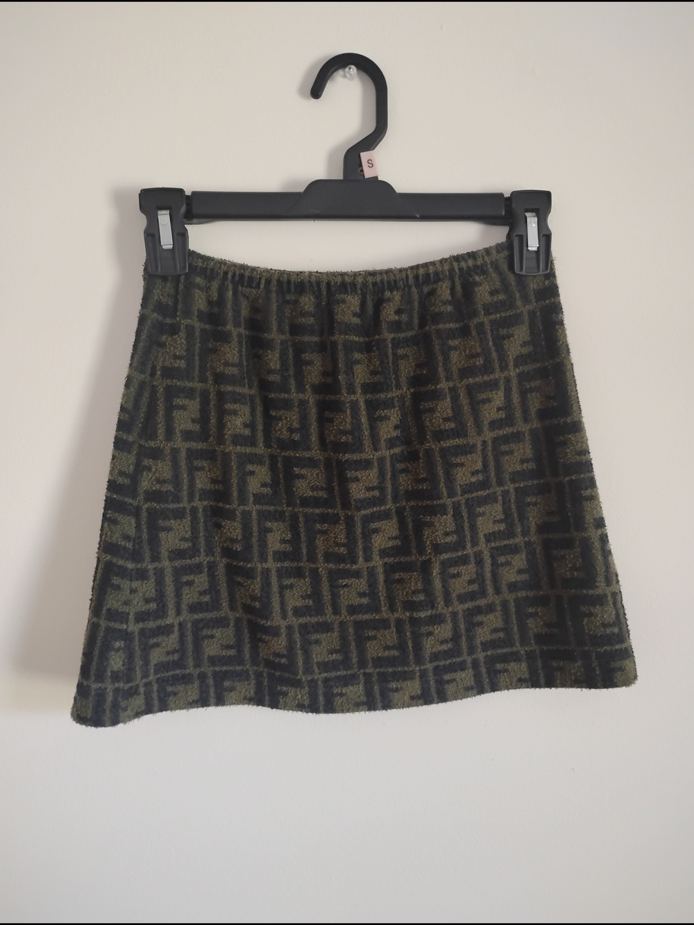 Fendi Terrycloth Jacquard Mini Skirt - Picture 4 of 6